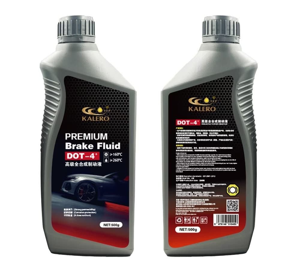 KALERO Premium Brake Fluid DOT-4+ lubricant package