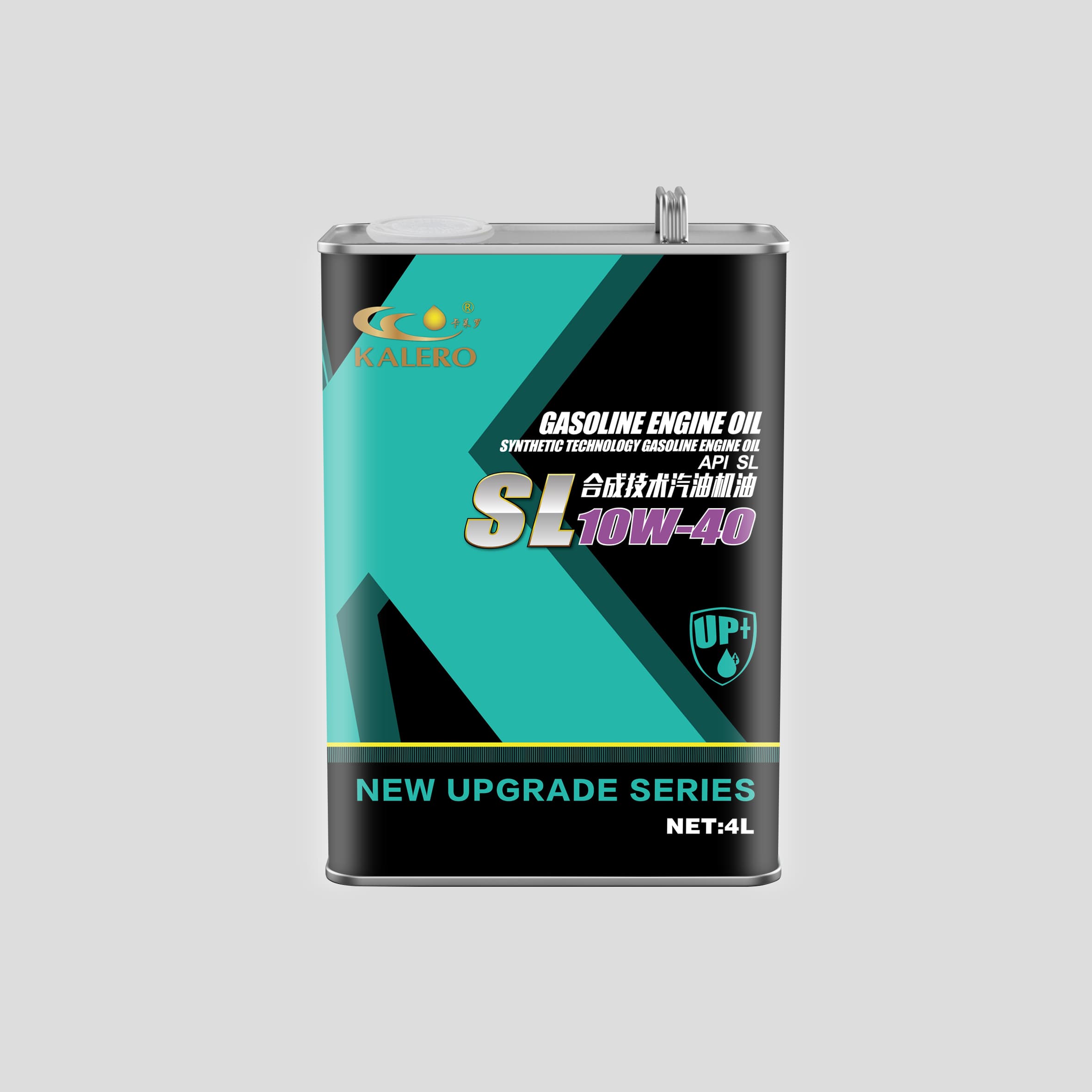 KALERO Tin-Can Gasoline Engine Oil API SL 5W-40 lubricant package